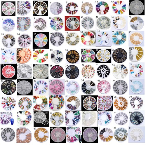 Gemme per nail - 3d,, perle