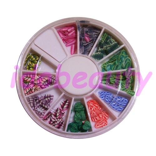 Fimo leaves mix nail - mix,